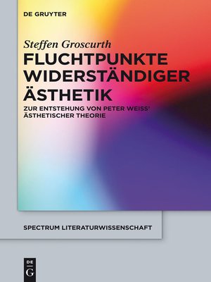 cover image of Fluchtpunkte widerständiger Ästhetik